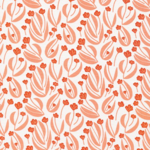 Bio Baumwolle - Barnest orange - Stockbridge - Cloud9 Fabrics